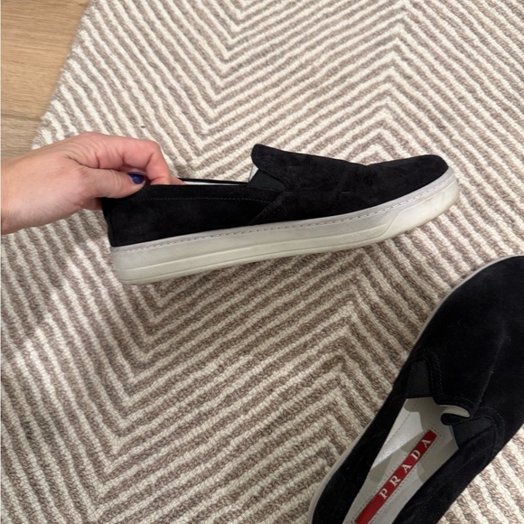 Black suede flats / sneakers - Picture 5 of 5